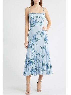 NEW Reformation Lilibet Dress in Fresh Air Size 8